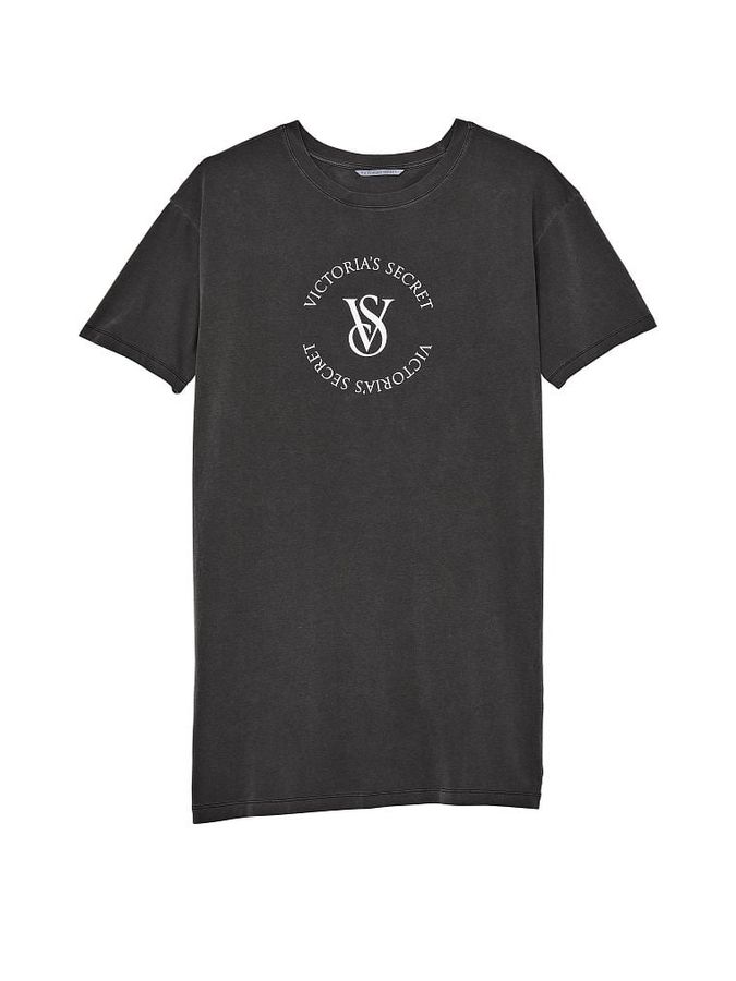 Хлопковая ночная рубашка Oversize Sleepshirt Victoria's Secret