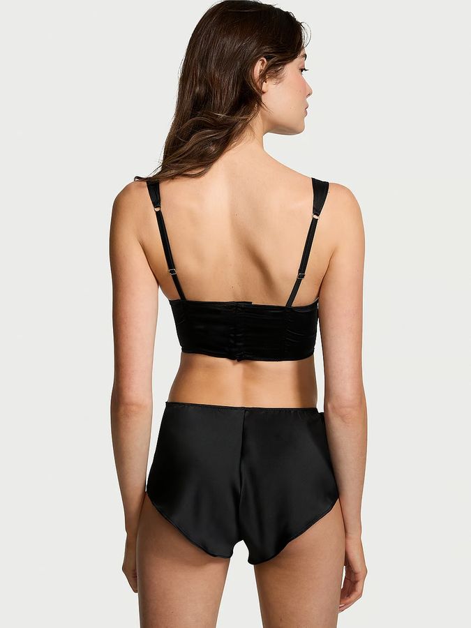 Атласный комплект Corset Top & Shorts Set Victoria's Secret