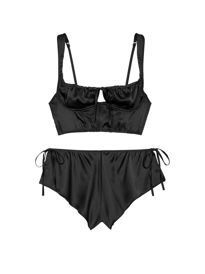 Атласный комплект Corset Top & Shorts Set Victoria's Secret