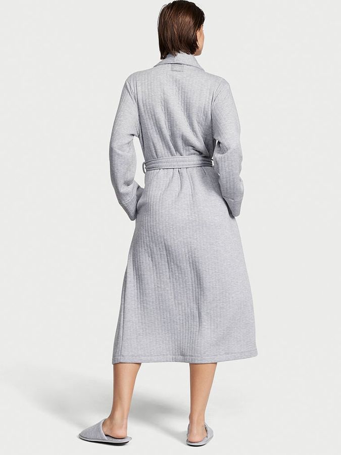 Довгий стьобаний халат Quilted Comforter Robe Victoria's Secret