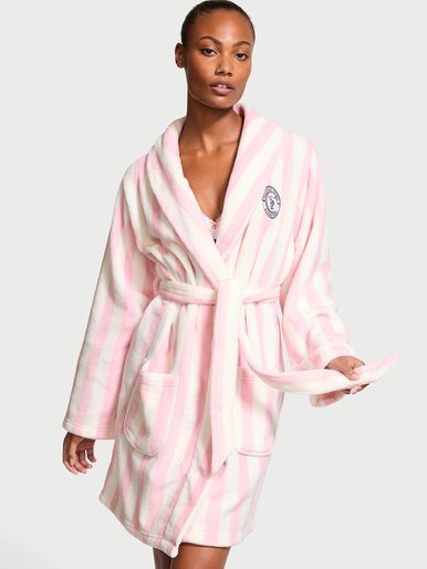 Короткий теплий халат Short Cozy Robe Victoria's Secret