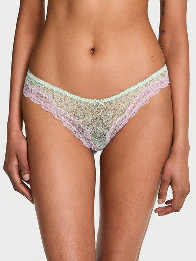 Трусики тонг Tease Lace Victoria's Secret