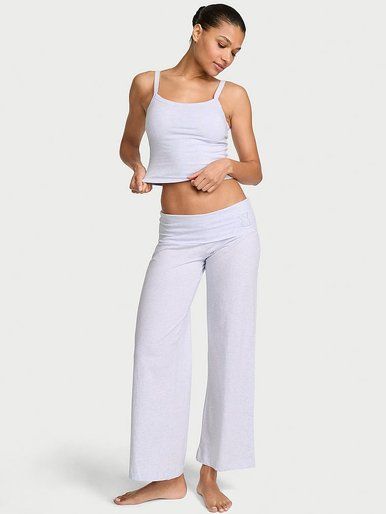 Комплект с штанами 100% Cotton Tank & Pants Set Victoria's Secret