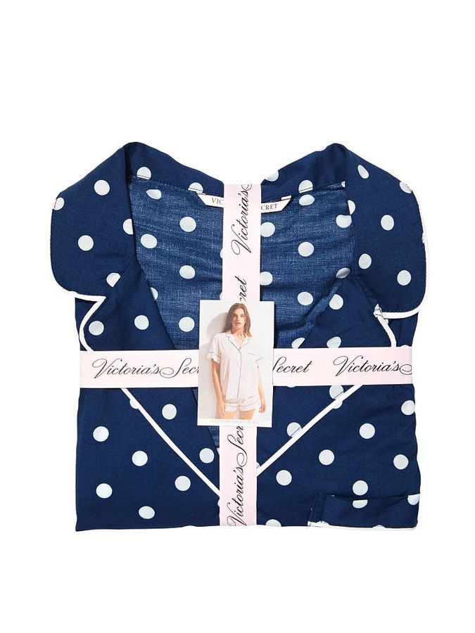 Бавовняна піжама з шортами PJ Set Victoria's Secret