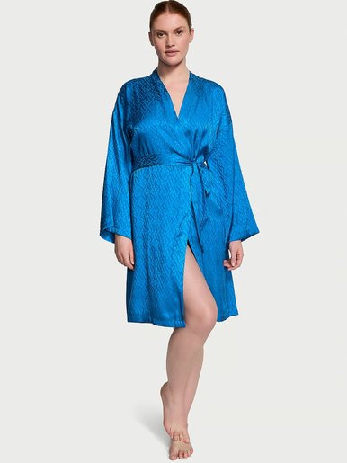 Атласний халат Icon Satin Midi Robe Victoria's Secret