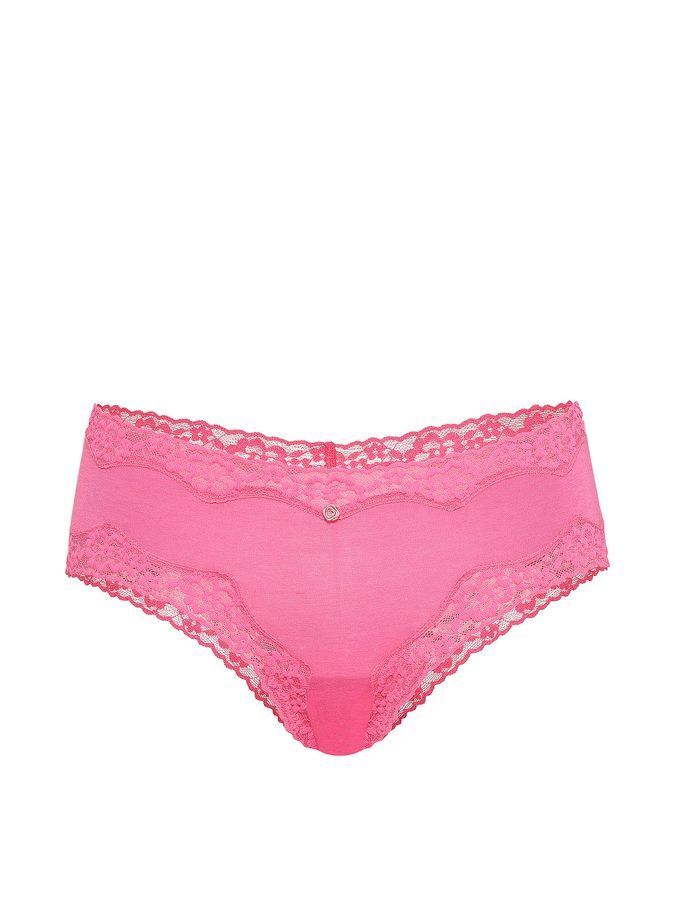 Трусики чіки Cotton Lace-Waist Cheeky Victoria's Secret