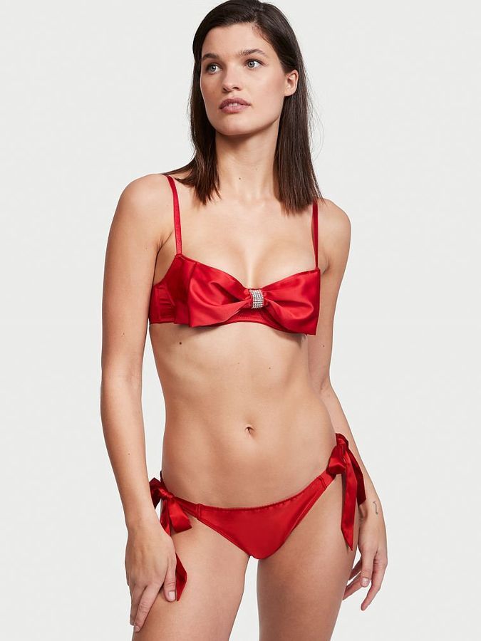 Бюстгальтер балконет Wicked с мягкими чашечками и бантом Dream Angels Victoria's Secret