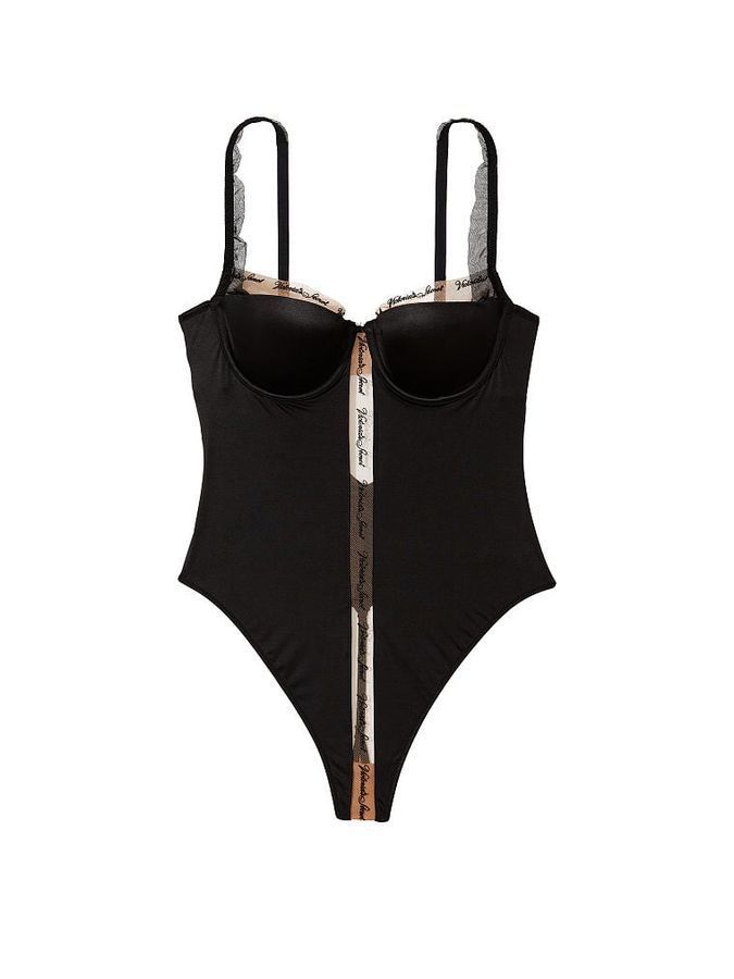 Боді з чашечками Logo Embroidery Teddy Very Sexy Victoria's Secret