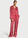 Атласна піжама з штанами Glazed Satin Long PJ Set Victoria's Secret - 1