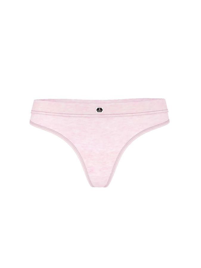 Бавовняні трусики тонг Logo Cotton PINK