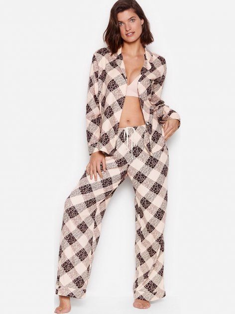 Фланелева піжама з штанами Victoria's Secret
