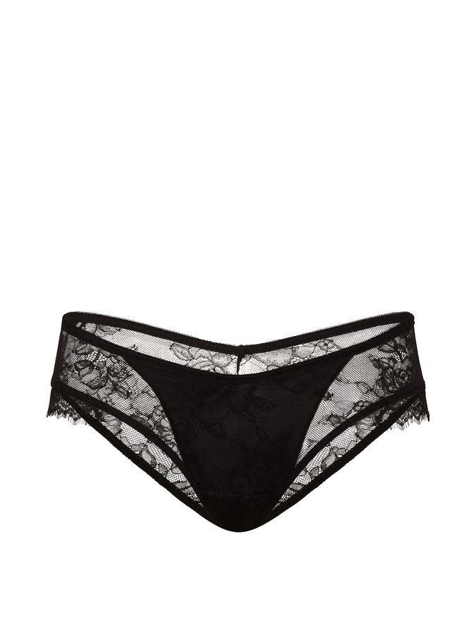 Трусики тонг Rose Lace Overlay Victoria's Secret