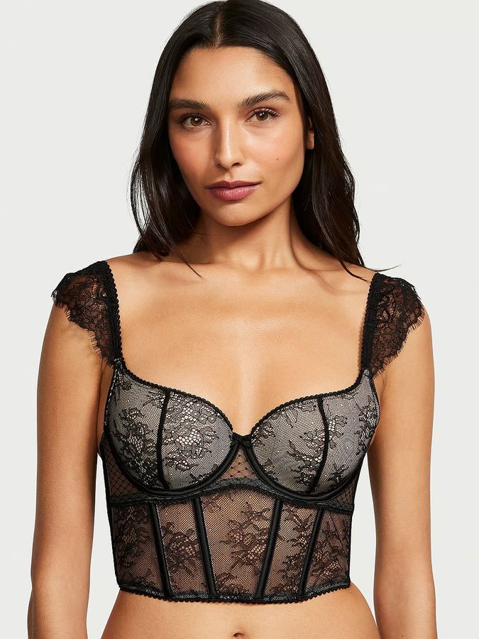 Мереживне бюстьє корсет демі Corset Top Dream Angels Victoria's Secret