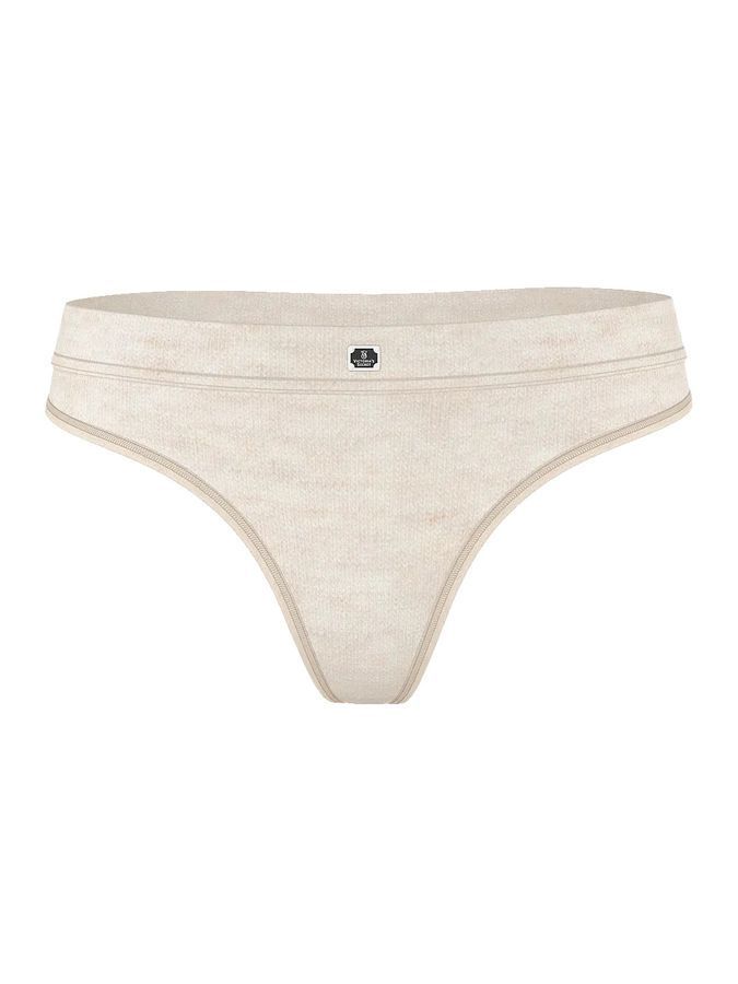 Хлопковые трусики тонг Logo Cotton PINK