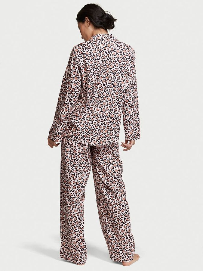 Піжама з штанами Flannel Long PJ Set Victoria's Secret