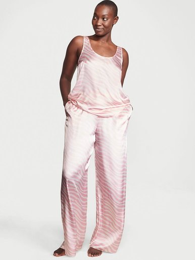 Атласна піжама з штанами Satin Cami Long PJ Set Victoria's Secret