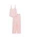 Атласная пижама с штанами Satin Cami Long PJ Set Victoria's Secret - 2