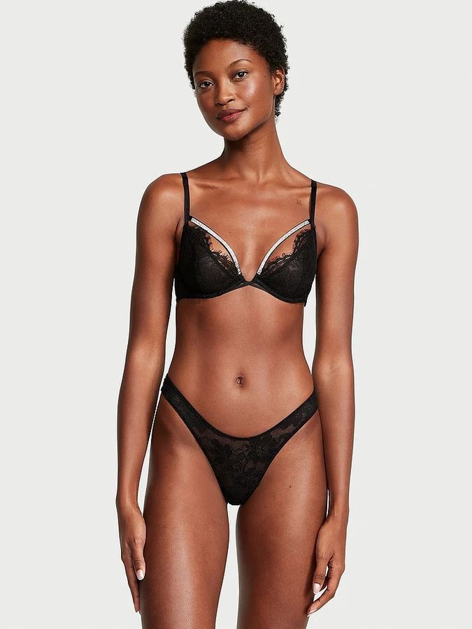 Мереживні трусики бразиліани Shine Cutout Back Very Sexy Victoria's Secret