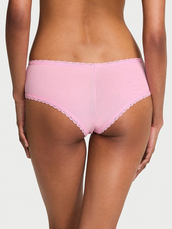 Трусики Cotton Lace-Waist Cheeky Victoria's Secret
