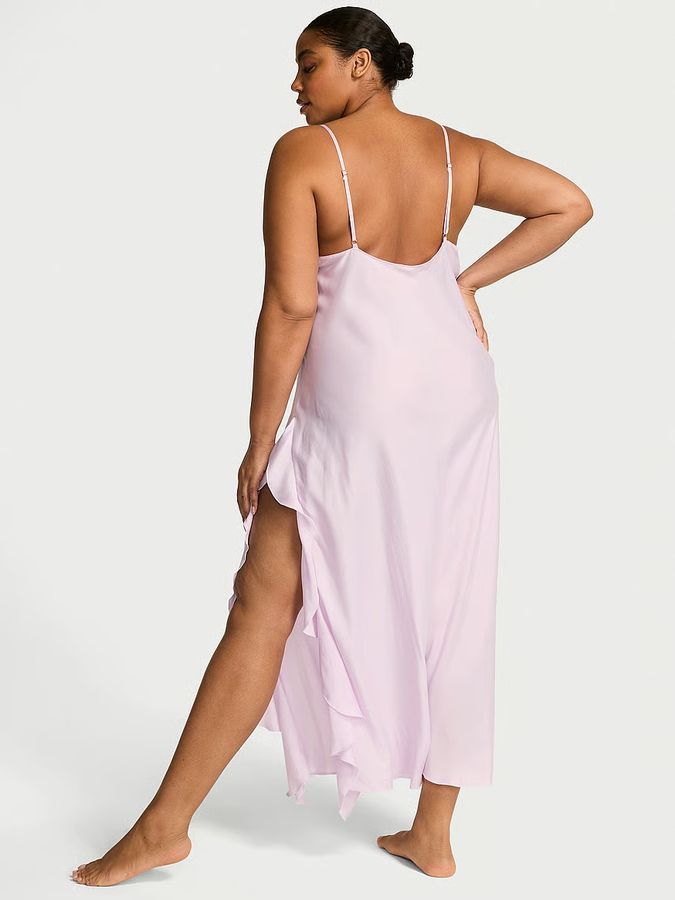 Пеньюар длинный Silky Flutter Ruffled Victoria's Secret