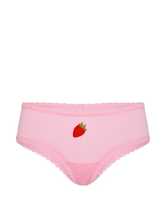Трусики Cotton Lace-Waist Cheeky Victoria's Secret