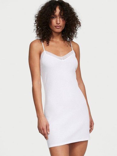 Короткое ночное платье Pointelle Short Slip Victoria's Secret