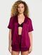 Атласна піжама з шортами Glazed Satin Short PjS Victoria's Secret - 1
