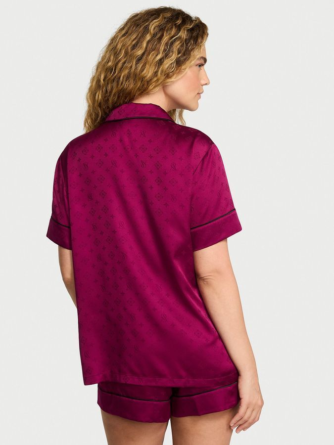 Атласна піжама з шортами Glazed Satin Short PjS Victoria's Secret