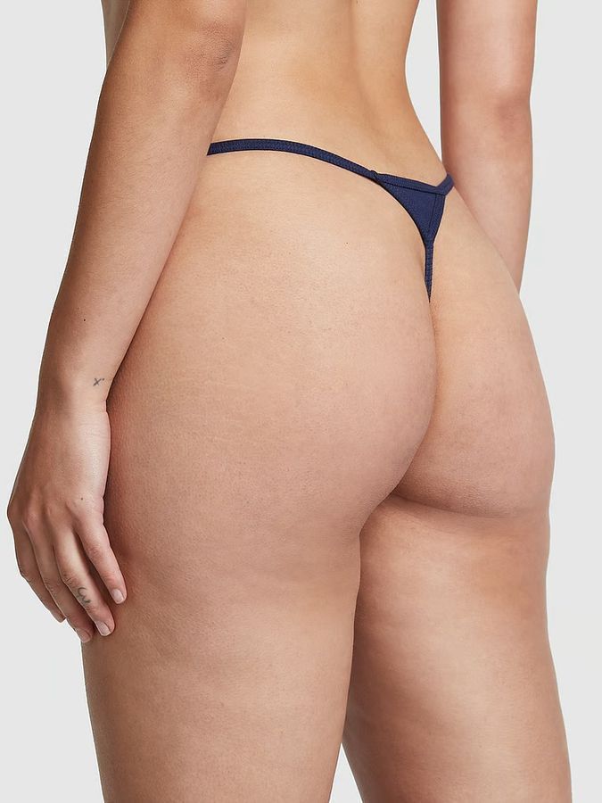 Хлопковые трусики тонг V-STRING PINK