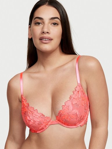 Бюстгалтер деми Floral Embroidered Luxe Lingerie Victoria's Secret