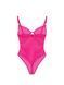 Боді Tease Sheer Stripe Lace-Trim Cupped  - 3