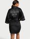 Атласний короткий халат Satin Short Piped Robe Victoria's Secret - 2