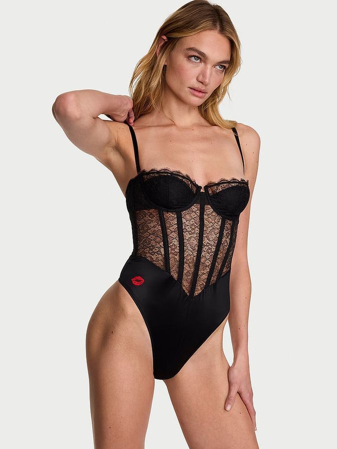 Боді корсет Tease Lace Strapless Victoria's Secret