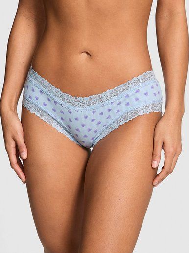 Хлопковые трусики чики Wink Lace-Trim PINK