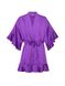 Атласный короткий халат Satin Flounce Robe Victoria's Secret - 2