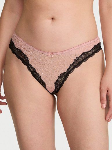 Трусики тонг Tease Lace Victoria's Secret