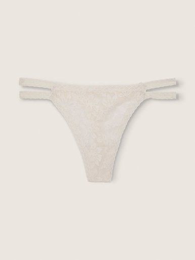 Кружевные трусики тонг Strappy Victoria's Secret