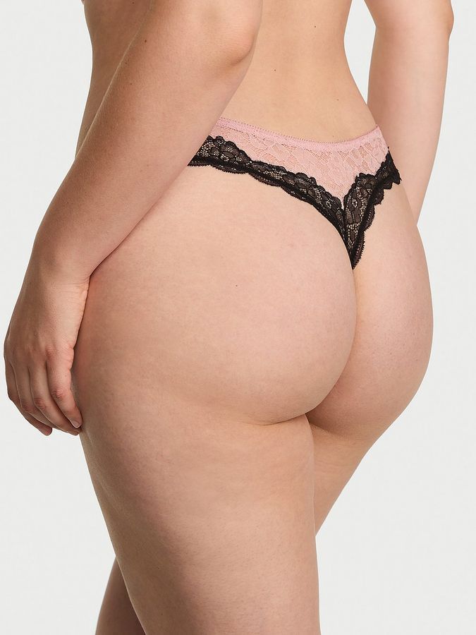 Трусики тонг Tease Lace Victoria's Secret