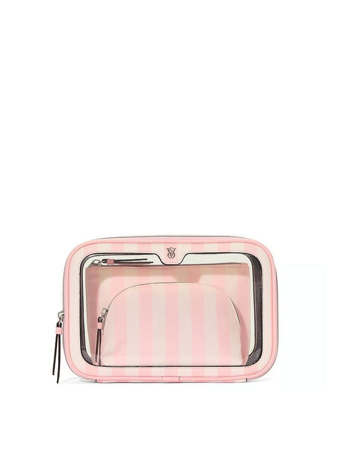 Набор с 3 косметичек 3-Piece Makeup Bag Victoria's Secret