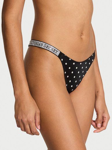 Трусики тонг Logo Shine Strap Victoria's Secret