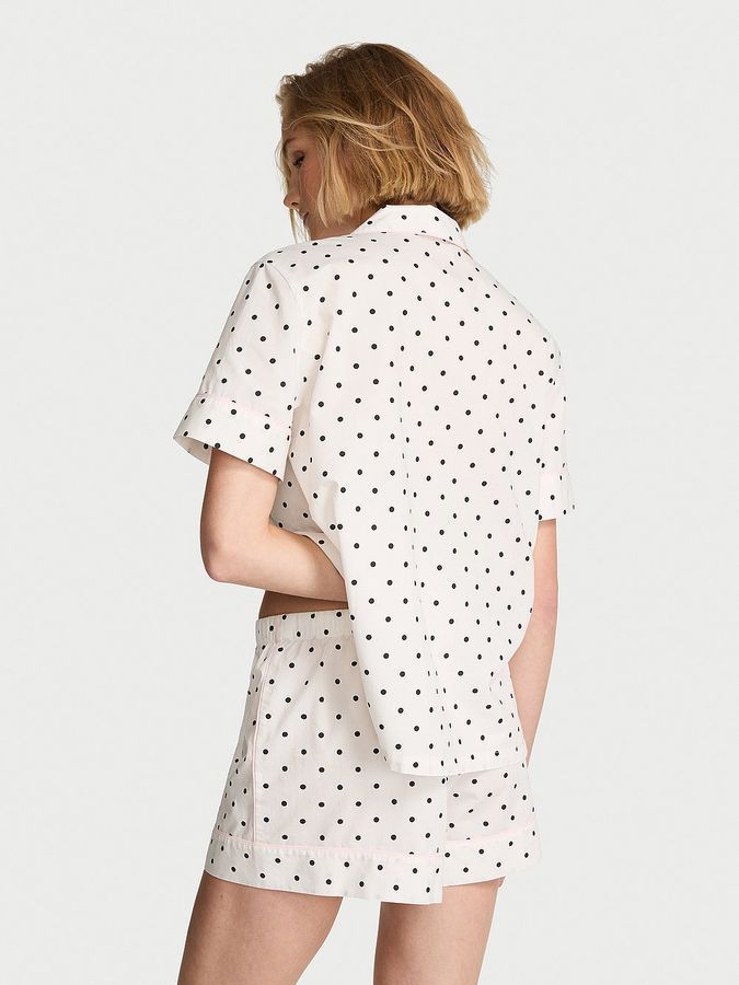 Бавовняна піжама з шортами Heritage Cotton Short PjSet Victoria's Secret