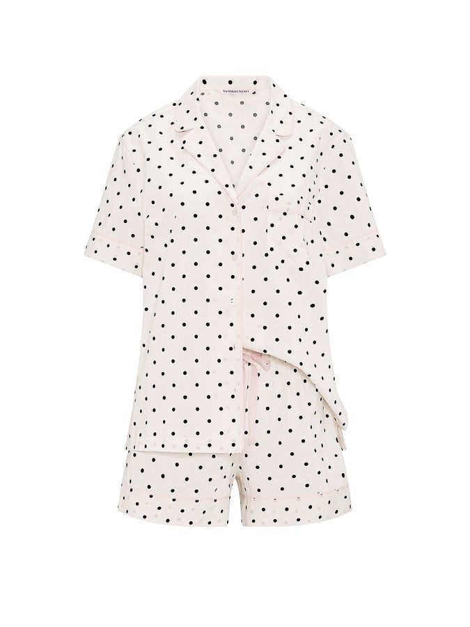 Бавовняна піжама з шортами Heritage Cotton Short PjSet Victoria's Secret