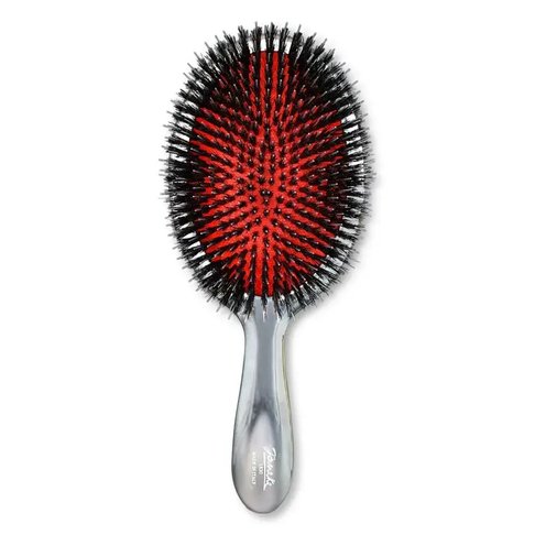 Щітка для волосся змішаної щетини Chromium Line Pneumatic Hairbrush XL Janeke