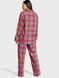 Пижама с штанами Flannel Long PJ Set Victoria's Secret - 2