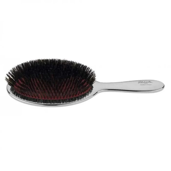 Щетка для волос смешанной щетины Chromium Line Pneumatic Hairbrush XL Janeke