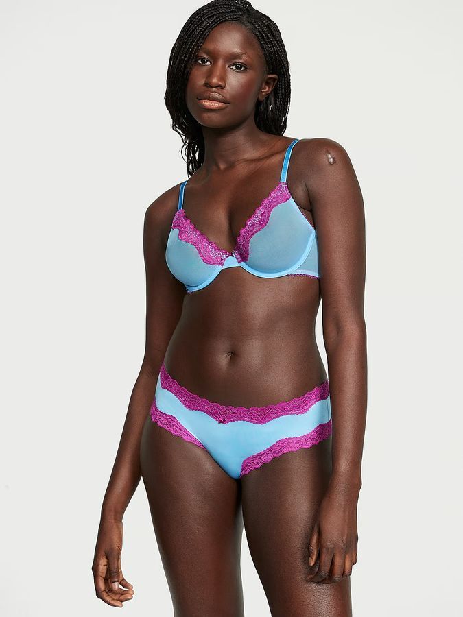 Трусики чики Lace-Trim Tease Victoria's Secret
