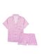 Атласная пижама с шортами PJ Set Victoria's Secret - 4