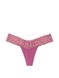 Бавовняні трусики тонг Lace-waist Victoria's Secret - 3