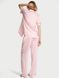 Атласна піжама з штанами Short-Sleeve Long Pj Set Victoria's Secret - 2