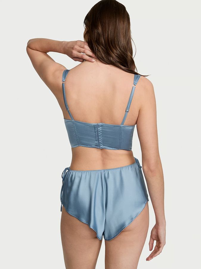 Атласный комплект Corset Top & Shorts Set Victoria's Secret